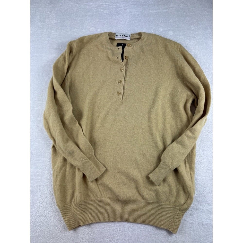 New Old Stock‎ Blue Seven Wool Women's Sweater Khaki Color
